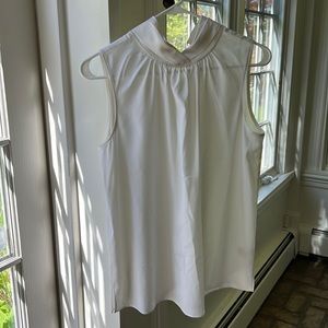 Lafayette 148 silk blouse small off white
